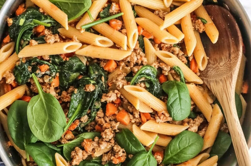 Ground Turkey Pasta