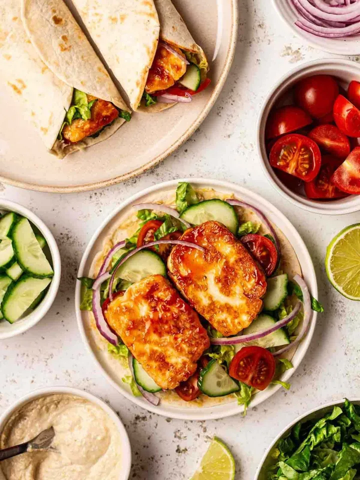 Halloumi Wraps