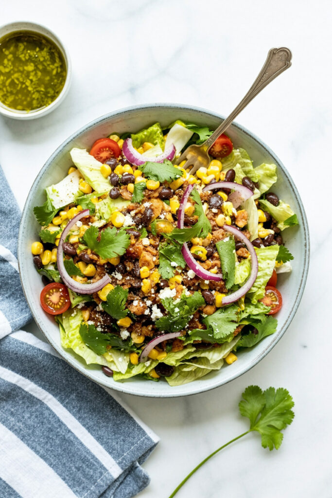 Healthy Chicken Taco Salad