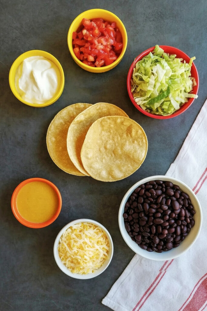 Hmemade Chalupas Ingredients