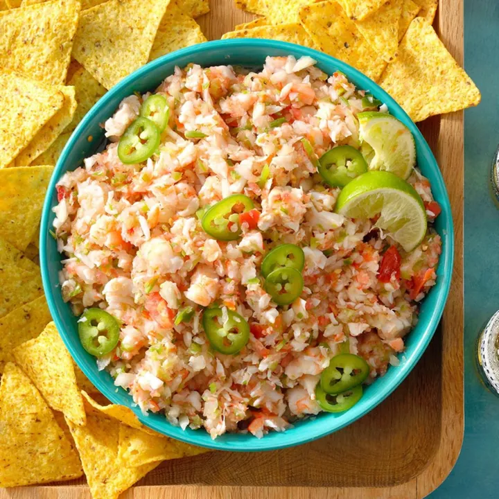 Lime Marinated Shrimp Salad