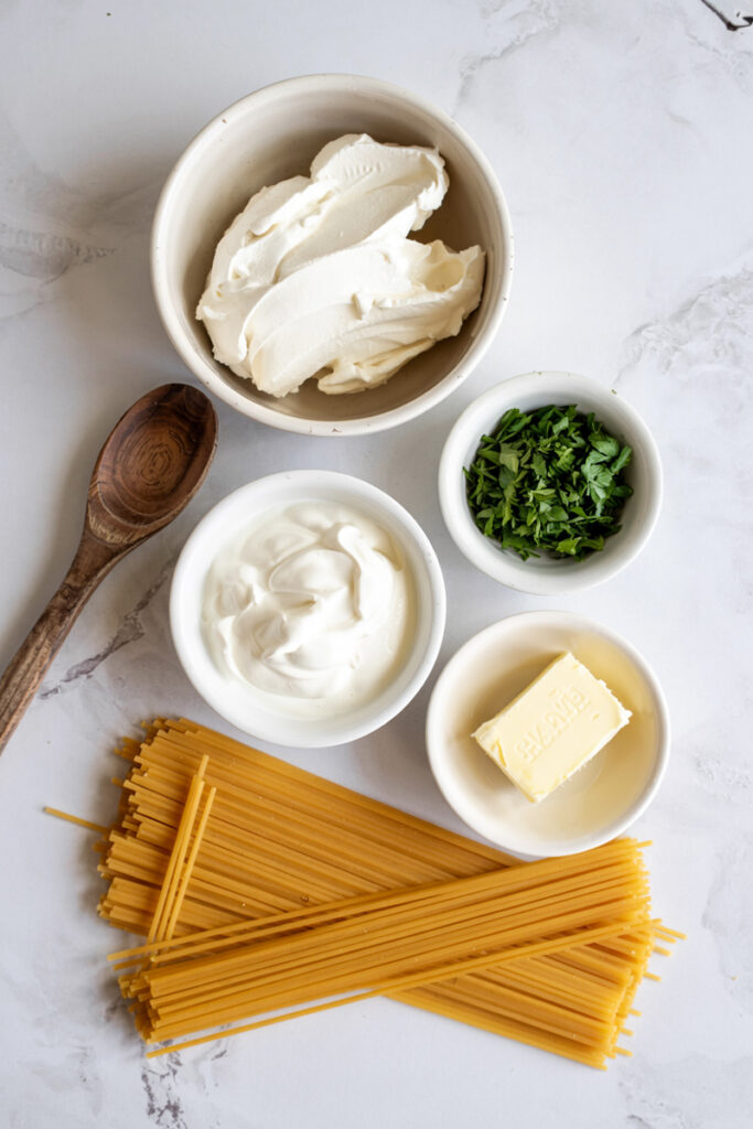 Mexican White Spaghetti  Ingredients