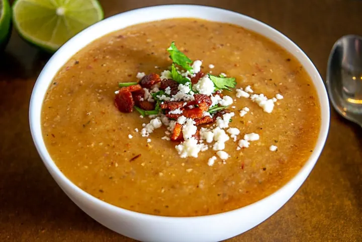 Potato Chipotle Soup with Bacon