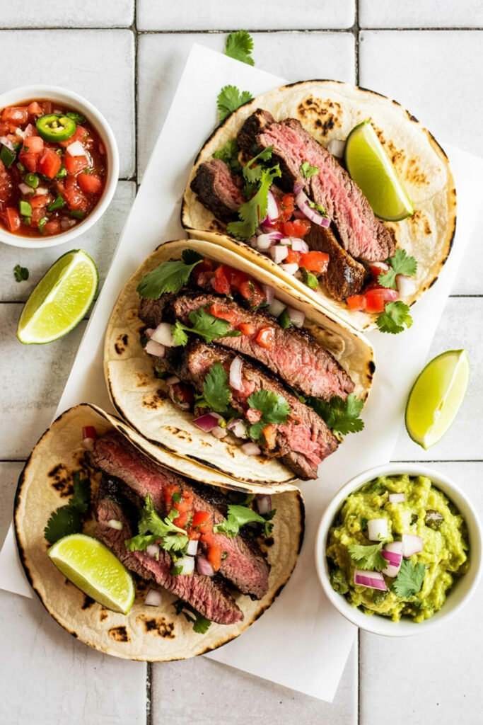 Prep Flank Steak Tacos