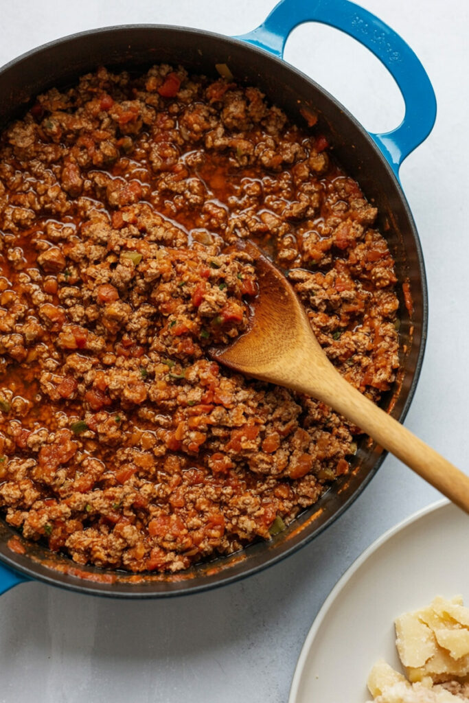 Prepare ground beef