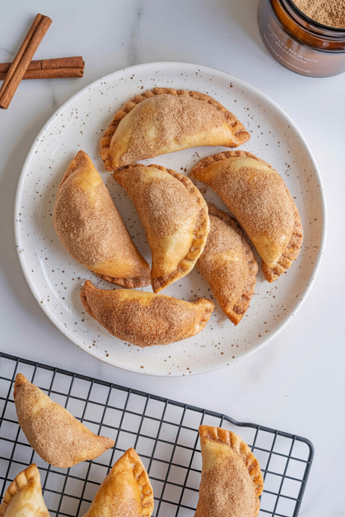 Serve Mexican Caramel Empanadas