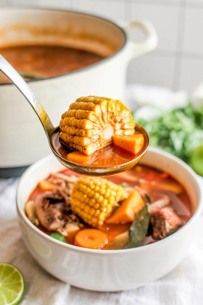 Serve Sancocho Puerto Rican