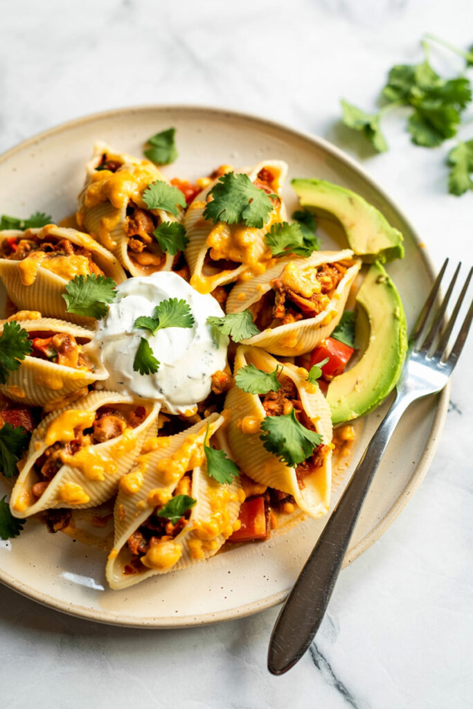 Serve Taco Stuffed Shells