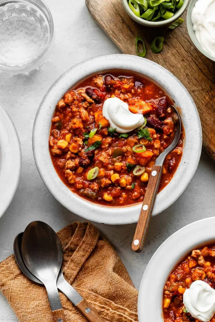 Sweet Potato Turkey Chili