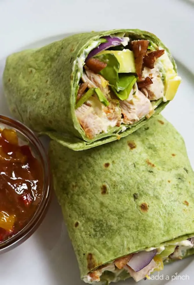 Sweet and Spicy Chicken Wraps