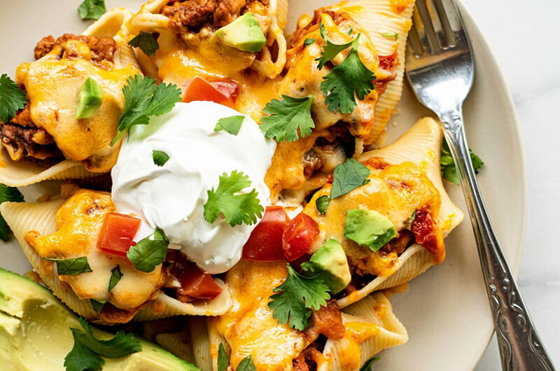 Taco Stuffed Shells Recipe