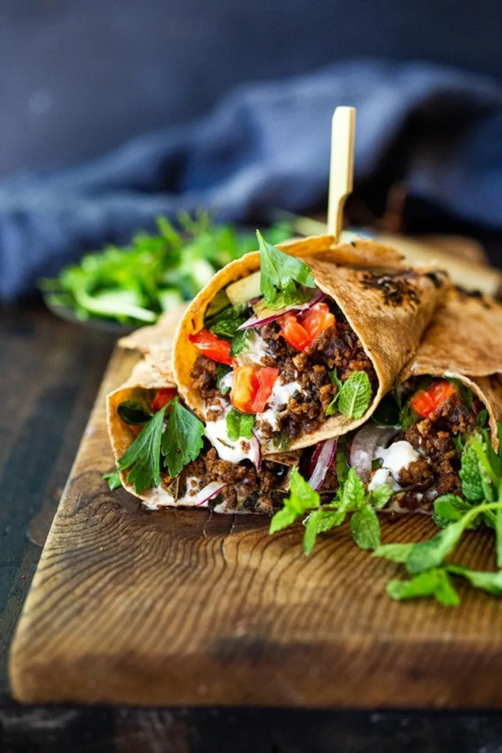Turkish Lamb Wraps