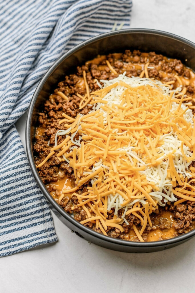 shredded cheese Taco Bake