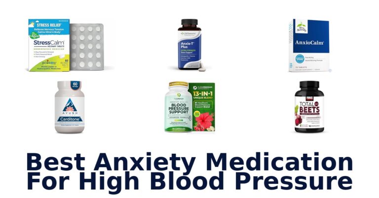 best anxiety medication for high blood pressure