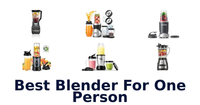 Best Blender for One Person: Top 10 Picks best blender for one person