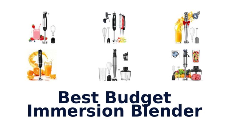 BEST Budget Immersion Blenders: Top 10 Picks! best budget immersion blender