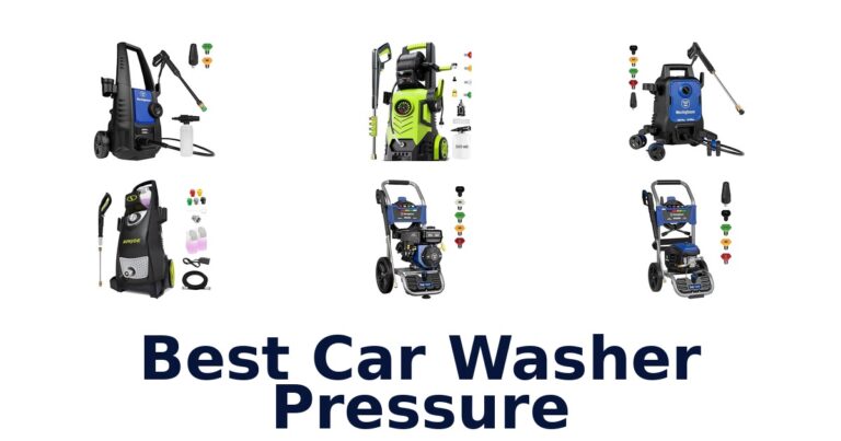 best car washer pressure