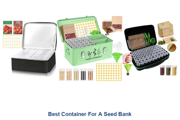 Best Container For A Seed Bank: Top Picks Best Container For A Seed Bank