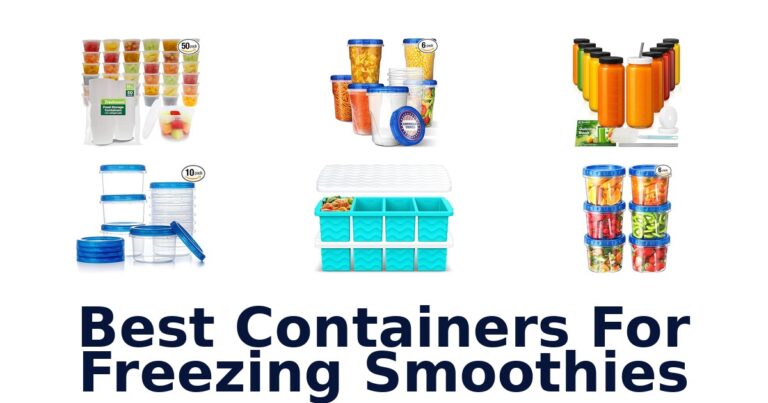 Best Containers for Freezing Smoothies: Top 10 Picks best containers for freezing smoothies
