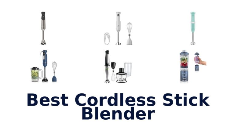 Best Cordless Stick Blenders: Top 10 Picks best cordless stick blender