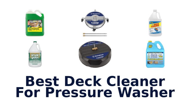 best deck cleaner for pressure washer