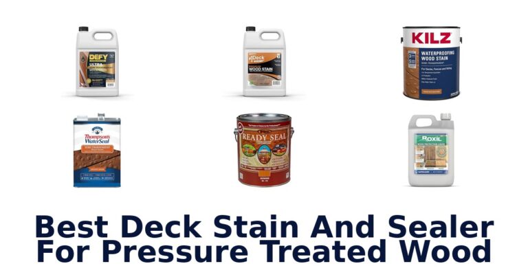 best deck stain and sealer for pressure treated wood
