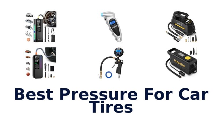 best pressure for car tires