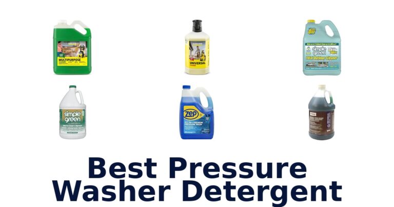 best pressure washer detergent