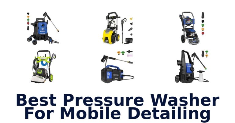 best pressure washer for mobile detailing