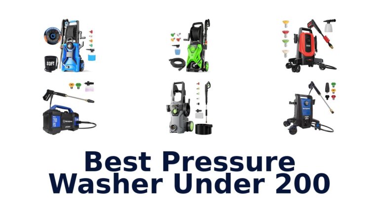 BEST Pressure Washers Under $200: Top 10 Picks best pressure washer under 200