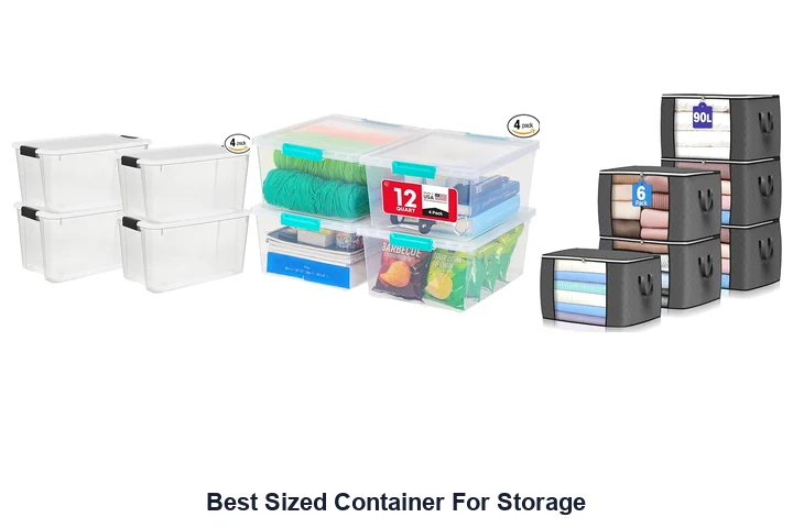 Best Sized Container: Top Picks Under $50 Best Sized Container For Storage