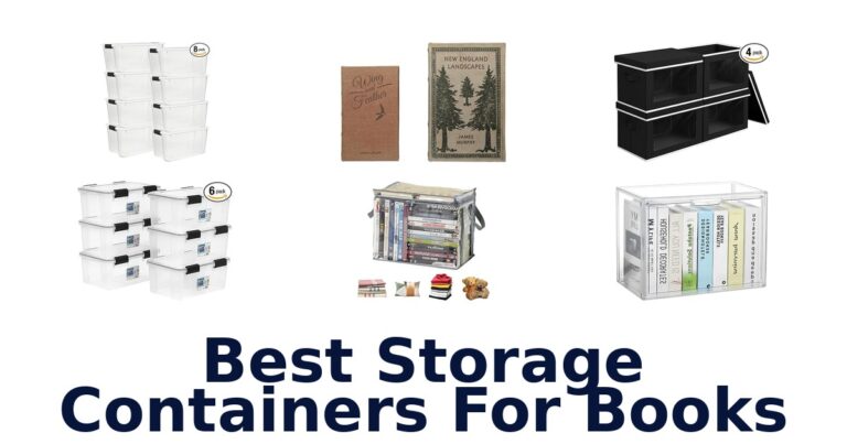 Best Storage Containers for Books: Top 10 Picks best storage containers for books