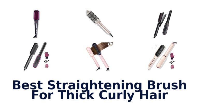 best straightening brush for thick curly hair