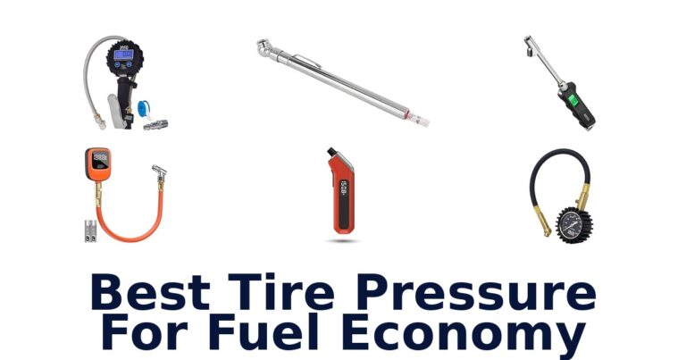 best tire pressure for fuel economy