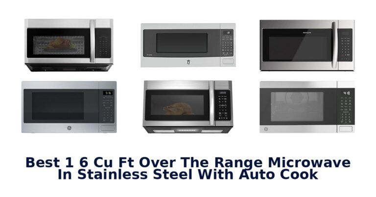 Best 1.6 Cu Ft Stainless Steel Over-Range Microwaves best 1 6 cu ft over the range microwave in stainless steel with auto cook