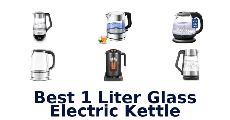 best 1 liter glass electric kettle