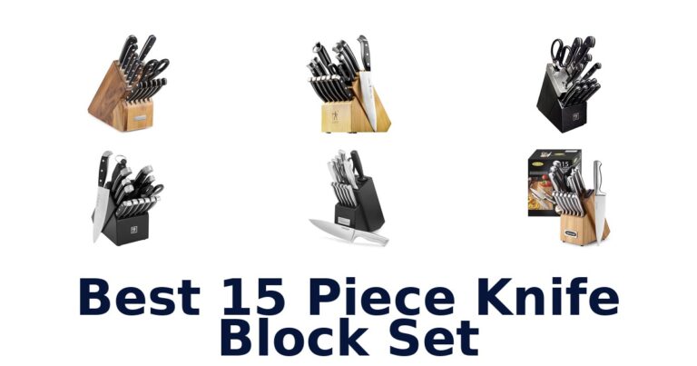 best 15 piece knife block set