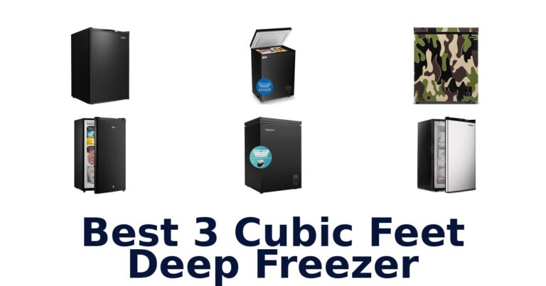 best 3 cubic feet deep freezer