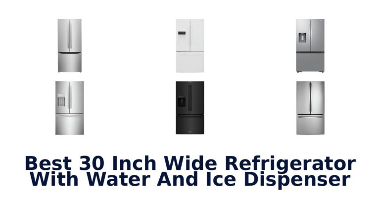 best 30 inch wide refrigerator with water and ice dispenser