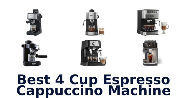 Best 4 Cup Espresso Cappuccino Machines: Top 10 Picks best 4 cup espresso cappuccino machine