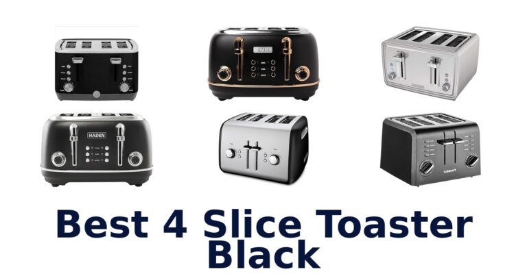 best 4 slice toaster black