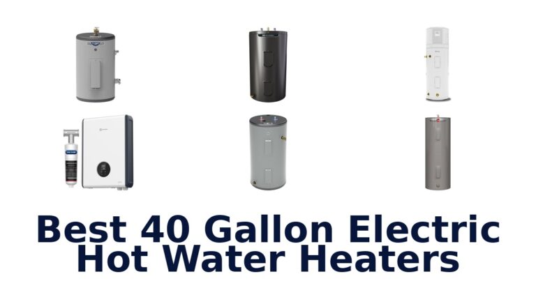 best 40 gallon electric hot water heaters