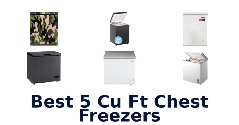 best 5 cu ft chest freezers