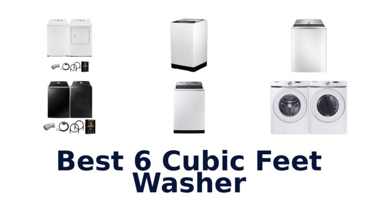 best 6 cubic feet washer