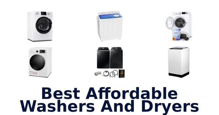 BEST Affordable Washers & Dryers: Top 10 Picks best affordable washers and dryers