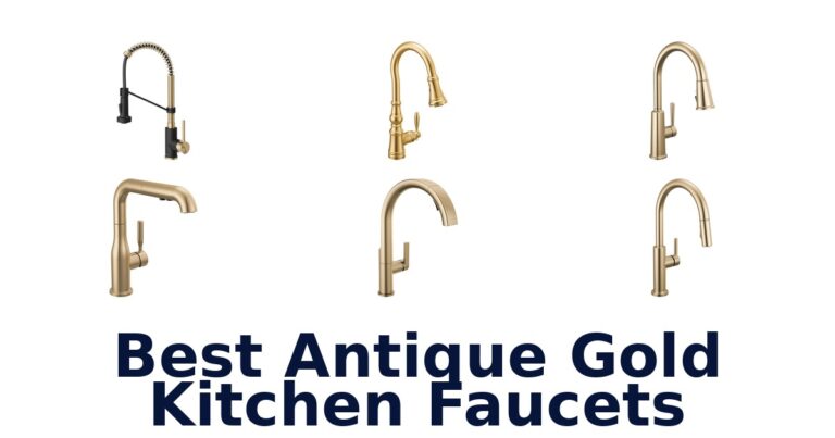 best antique gold kitchen faucets