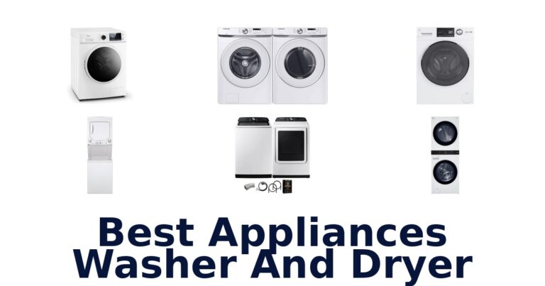 BEST Washer & Dryer Appliances: Top 10 Picks best appliances washer and dryer