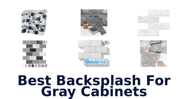best backsplash for gray cabinets