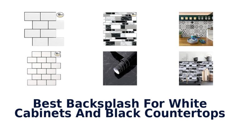 Best Backsplash for White Cabinets & Black Countertops best backsplash for white cabinets and black countertops