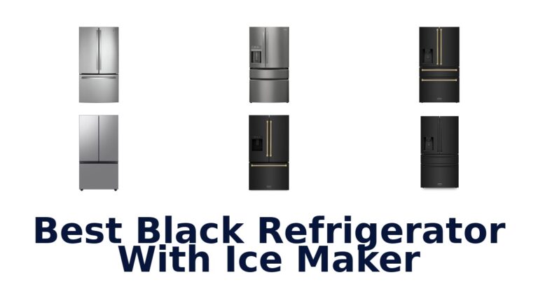 best black refrigerator with ice maker